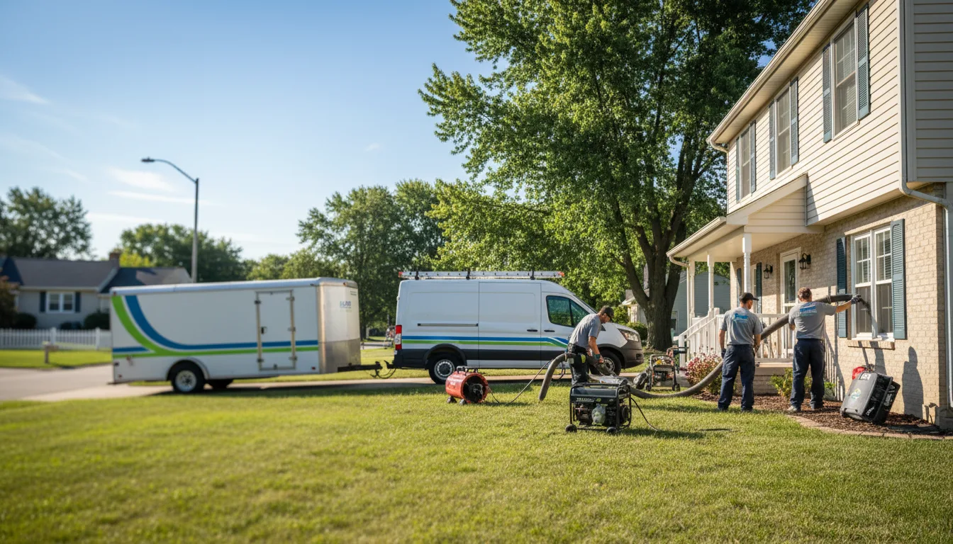 Flooded Basement Restoration And Cleanup With Repair in Killbuck, OH near me